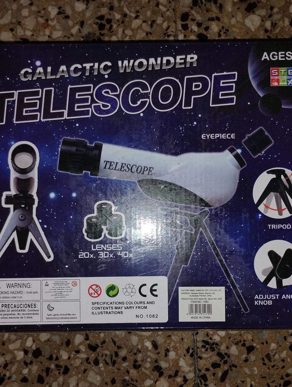 C. Wonder Telescope - White Telescope for Kids
